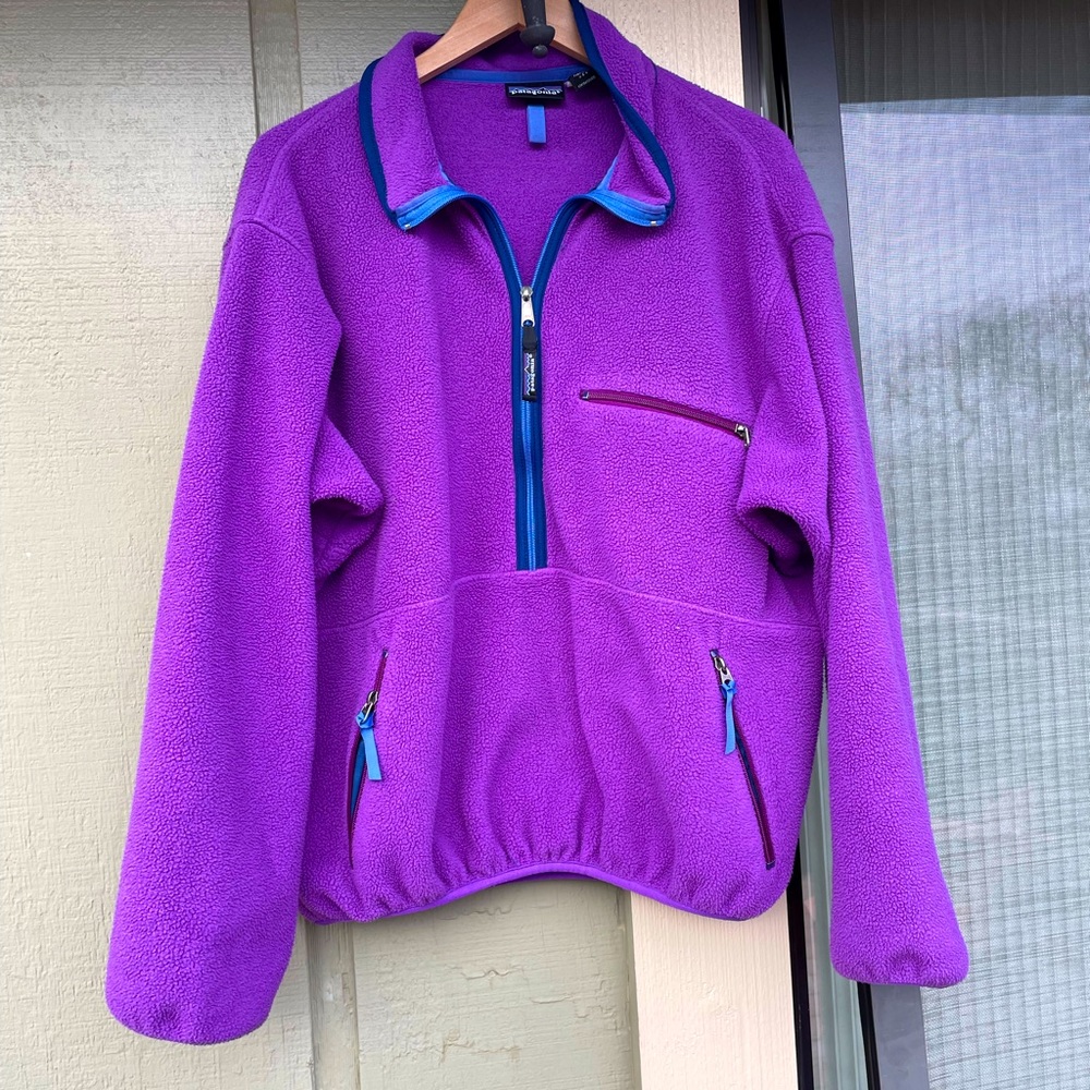 Vintage Patagonia synchilla purple fleece pullover